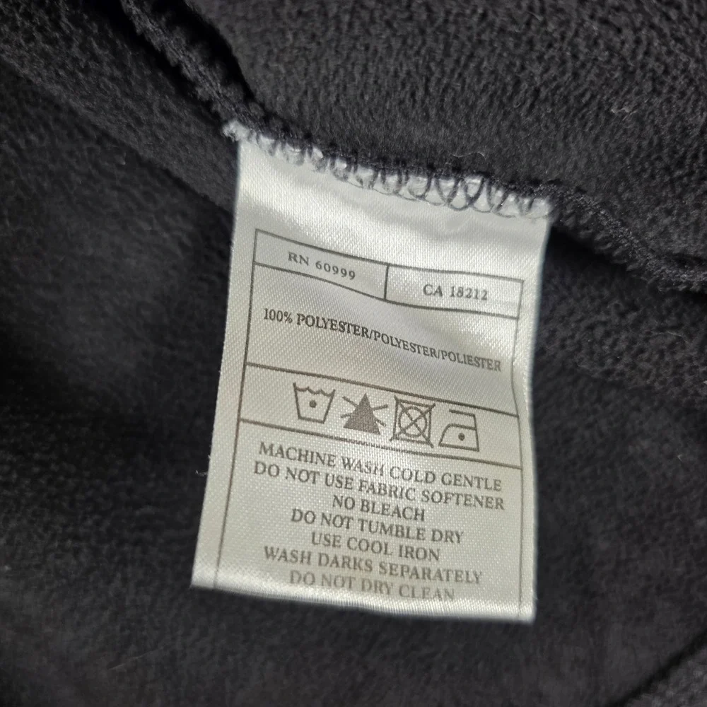 San Francisco 49ers Track Jacket Full Zip Antigua Mens L Black Excellent Sporty